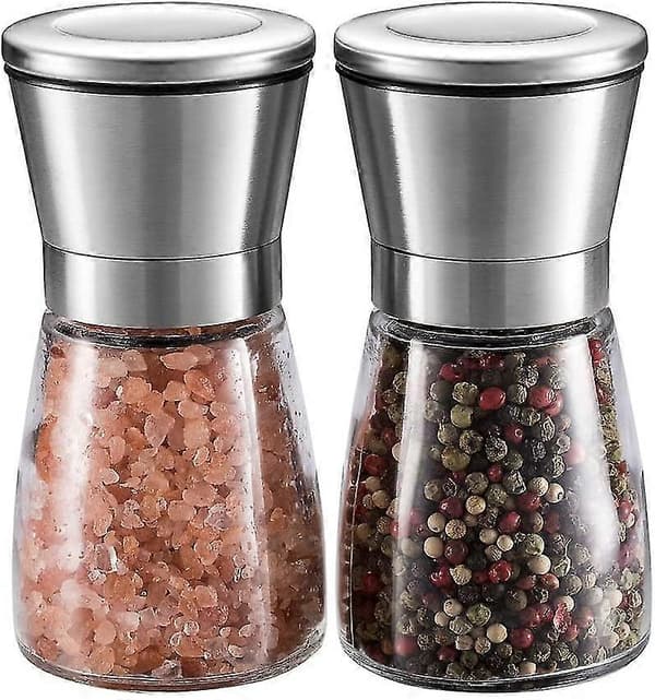Salt- och pepparkvarnset Premium Rostfritt Stål Salt & Pepparkvarn