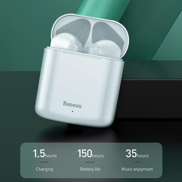 Trådløst Bluetooth 5.0-headset Tws-headset Sport-ørepropp Hifi-headset med mikrofon Laderboks Øretelefon-headset