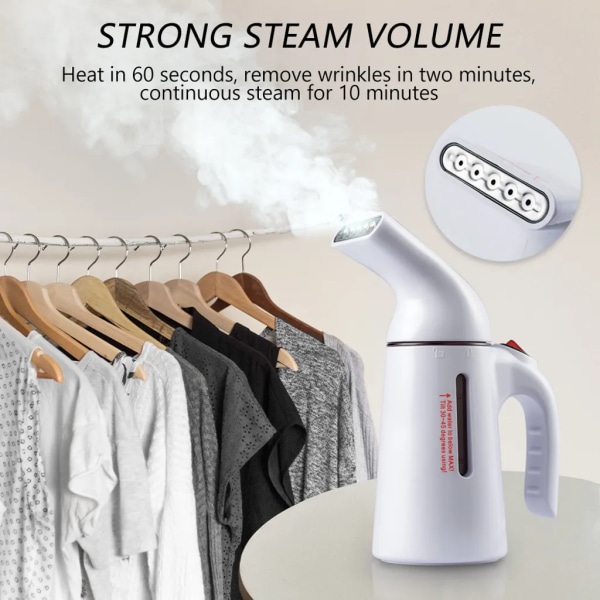Garment Steamer Home Handhållen Mini Steam Iron 700W High Power Steam Machine för att ta bort rynkor från plaggtyg