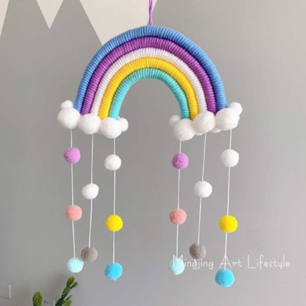 Väggdekoration färgglada bollar för barnrum flicka eller pojke sovrum babyshower dekoration deco