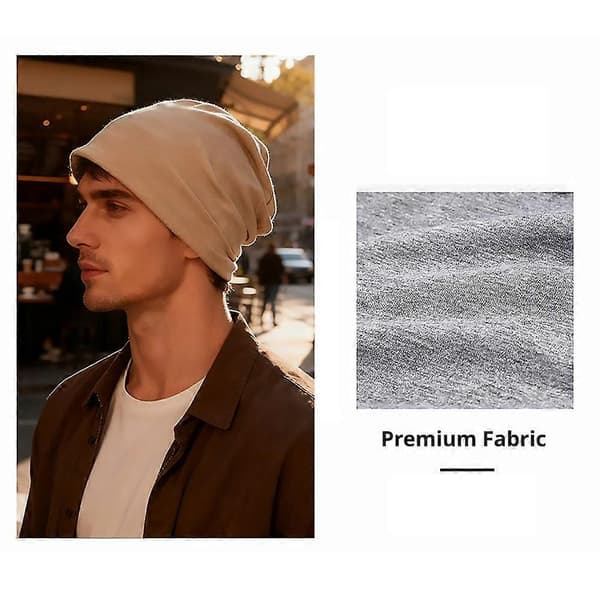 Slouchy mössa - Värmeisolerande, flexibel passform, friluftskläder Beige