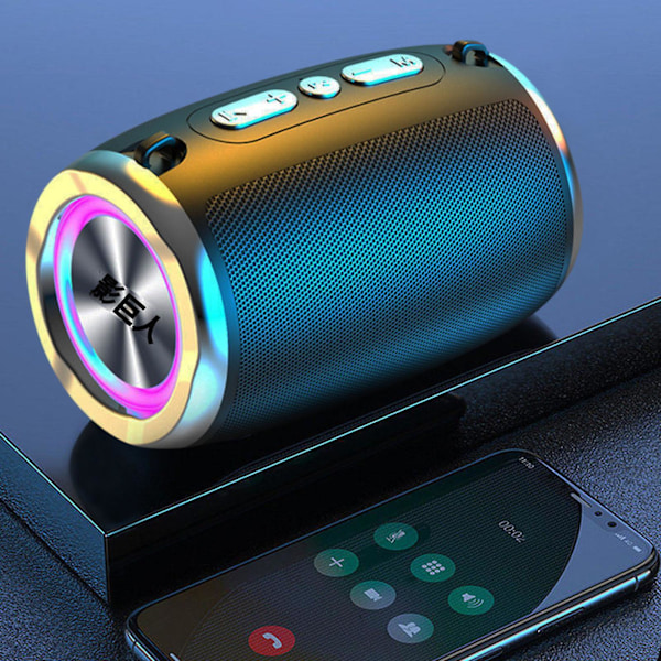 Intelligent Bluetooth-högtalare med hög ljudkvalitet (en storlek, svart)