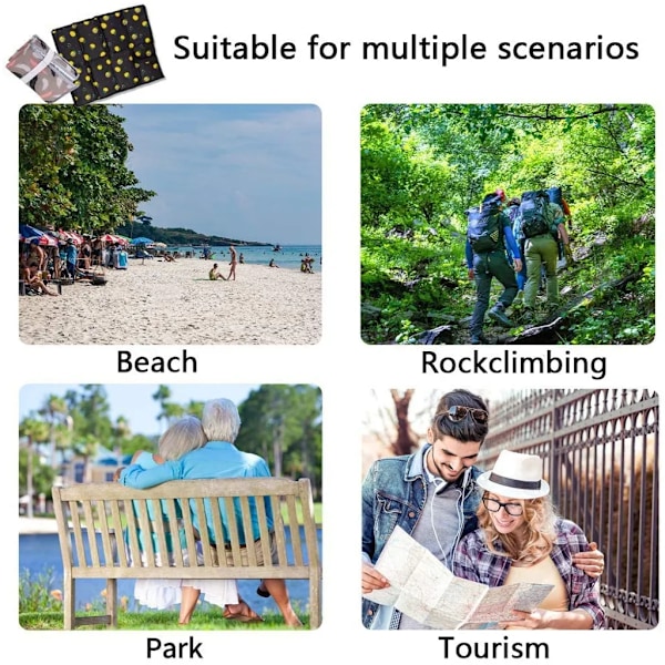 Vikbar Utesittdyna, 2 Vikbara Tjocka Dynor, Lämplig för Utomhusmiddagar, Camping och Fiske (Stil-1)