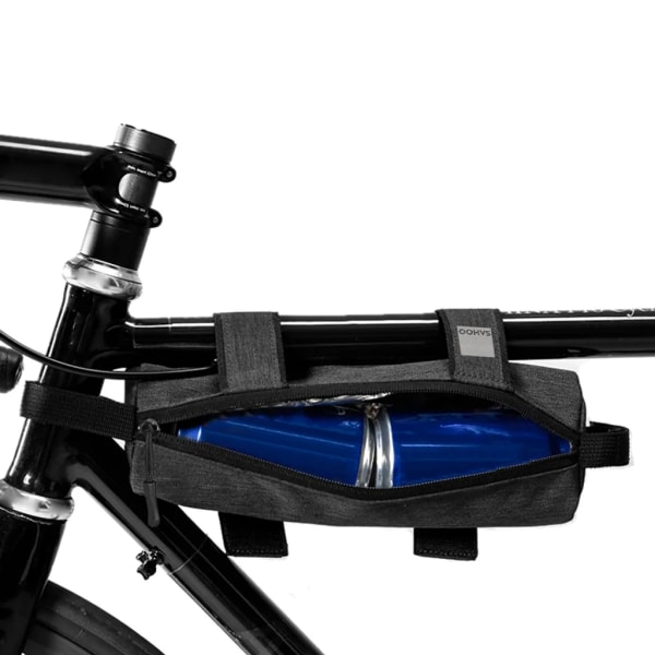 Cykelstyrväska ridrörsväska cykelframram väska ridrem förvaringsväska