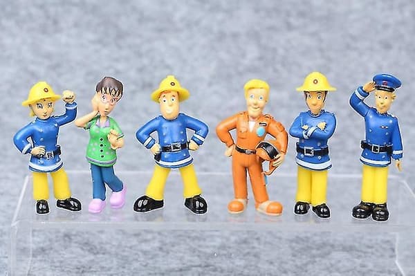 Brannmann Sam Actionfigur, søte tegneseriefigurer SHznv