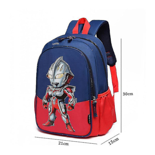 Spiderman Ultraman Barnryggsäck för Pojkar Kindergarten Barn Skola Väska789（C）