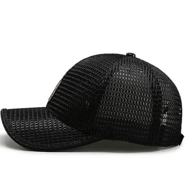 Sommer Mesh Baseball Cap Trucker Mesh Lue Baseball Cap Menn Kvinner Utendørs Sport (lys grå)