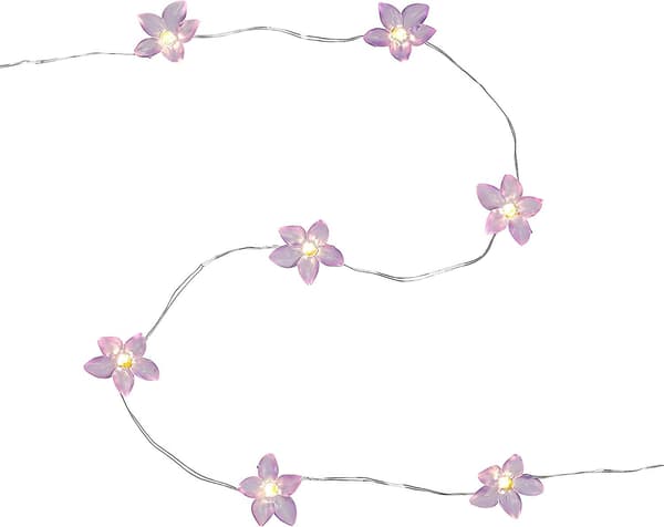 20 Blomster Varm Hvid Mikro LED Fe Lys