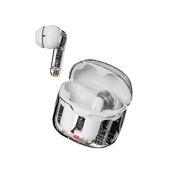 Bluetooth-headset Transparent maskinrum trådlöst tvåörat låg latens spelheadset