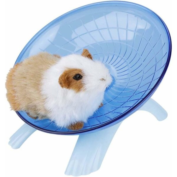 Zerodis Træningshjul til små dyr Sød hamster Løbejogging Hamster træningslegetøj (blå)