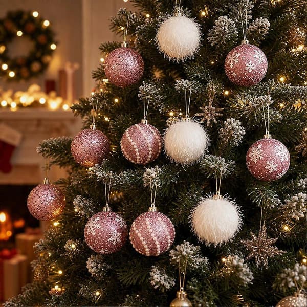 Juletrekule - Festlig julepynt til hjemmet, lett å henge opp Green