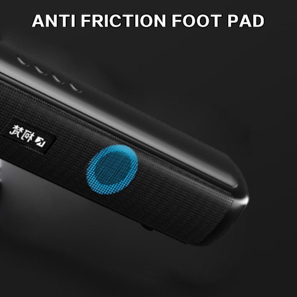 Bärbar högtalare trådlös intelligent Bluetooth-högtalare, subwoofer med hög volym, bärbar hemma- och utomhus högpresterande bländande Bluetooth-ljudsystem