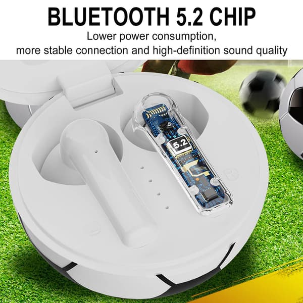 Bluetooth-headset, øre til øre, fodboldformet headset, to øre stereo trådløst headset（GN）