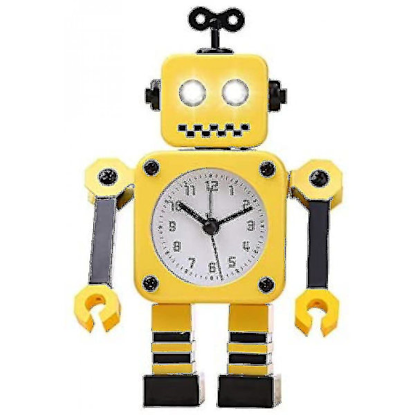 Robotformad väckarklocka Julgåva Barnpresent (GUL)