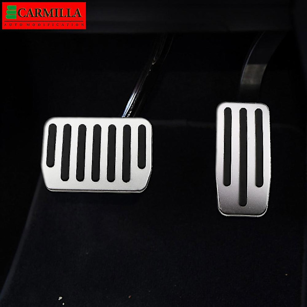 Carmilla At Car Pedals För Tesla Model 3 Model Y 2017 2018 2019 2020 Bränsle Gas Pedal Bromspedal Cover Tillbehör（För Model 3）
