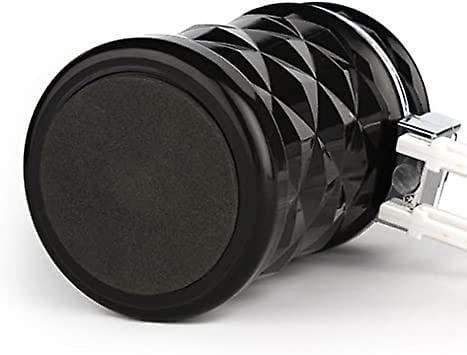Dww-LED bärbar askkopp med lock diamantmönster med hållare för bil