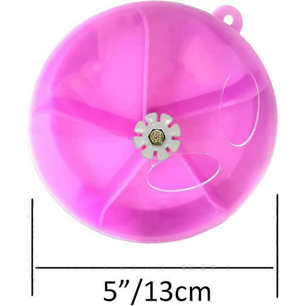 Fågel Kreativ Foder System Hjul Frö Mat Boll Roterande Träningsleksak för Små och Medelstora Parakiter Kakadu Conure