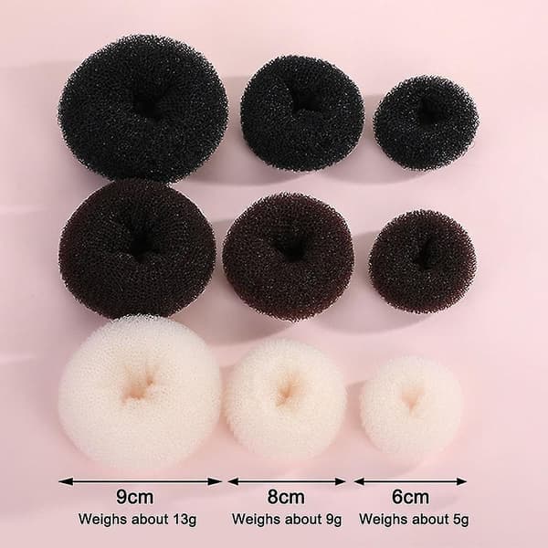 Donut Hårknold Maker, teenitor Hårknold Donut Maker Ring Style Hårknold Maker Sæt