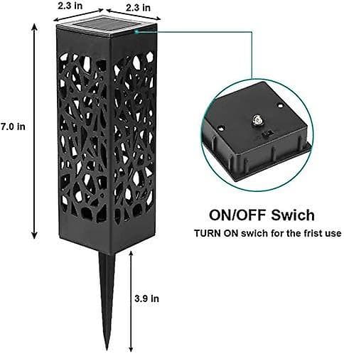 Utendørs solcelleflomlys, solhagelys 2 i 1 solcellelandskapslys 30 LED IP67 vanntett dimbar solcellevegglys