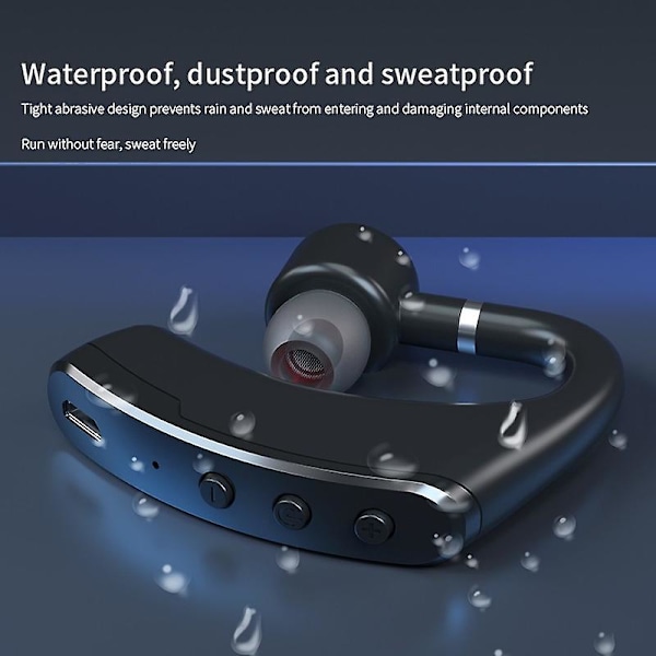 Sport Headset Single-ear Hodetelefon Hodetelefon Bluetooth Headset Earhook Hodetelefon Bluetooth Led Digital Headset Trådløs Hodetelefon Trådløs Headset Bu