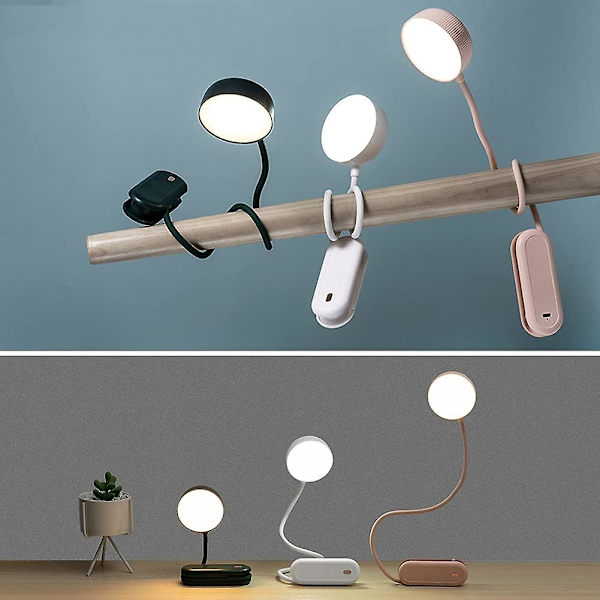 Skrivbordslampa, ögonvårdsskrivbordslampa ögonvård bärbar studiebordslampa justerbar flexibel nackhuvud