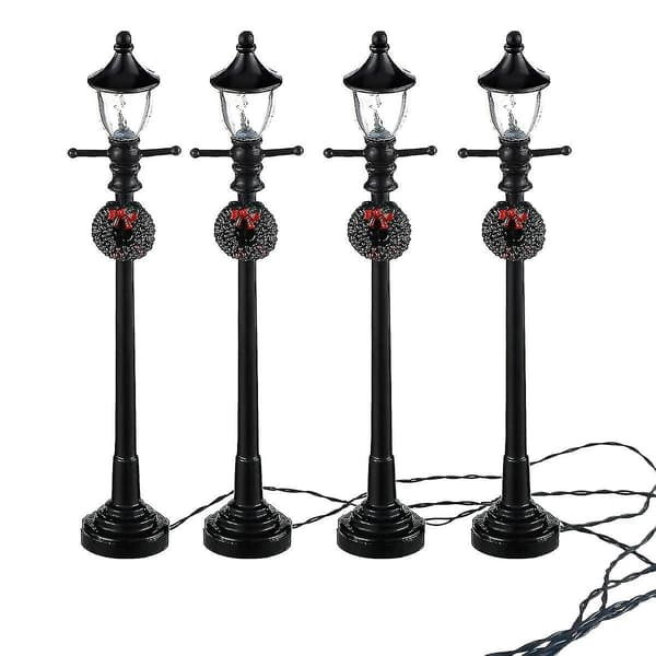4 stk Mini Lampekattstolpe Lampe Rative For Diy Pathway