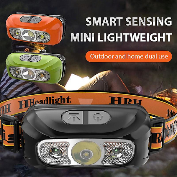 Induction Headlamp ,led Induction Headlamp ,motion Sensor Headlight,hunting Flashlight,camping Light,headlight,led Headlamp,usb Rechargeable,head Tor