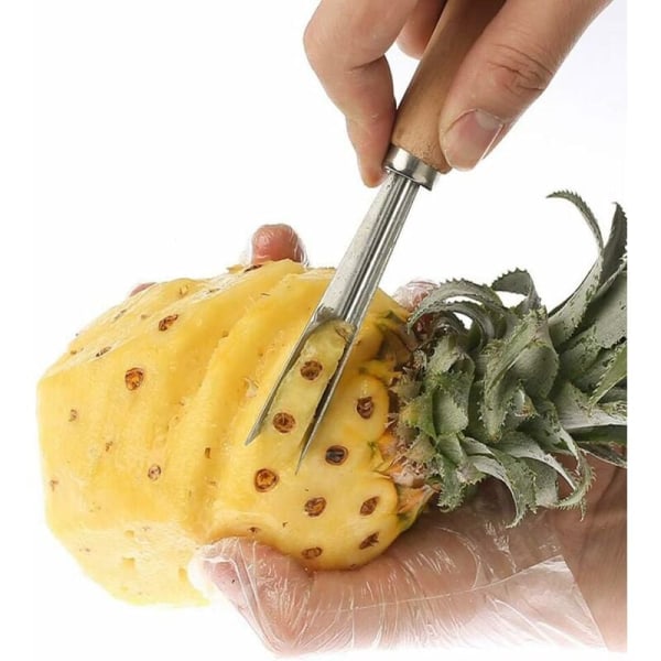 V-formet ananas øjenmakeupfjerner kop lavet af RUSTFRI STÅL