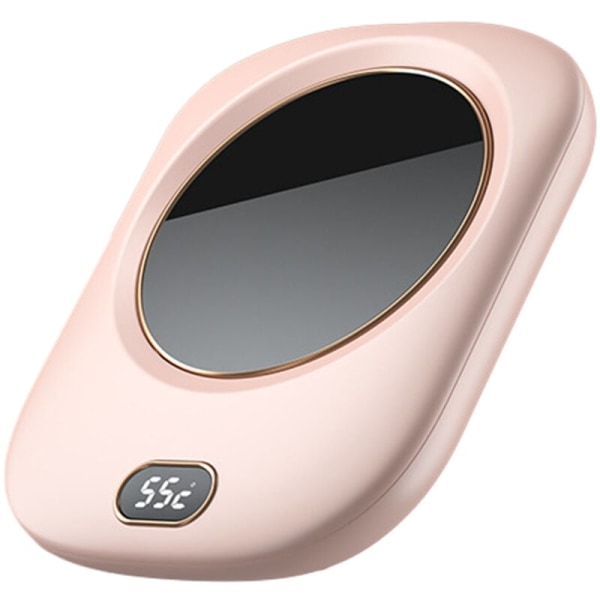1 stykke USB-isoleret Coaster Smart Termostat Coaster 55 graders varm Coaster Tre gear opvarmet Coaster - Pink
