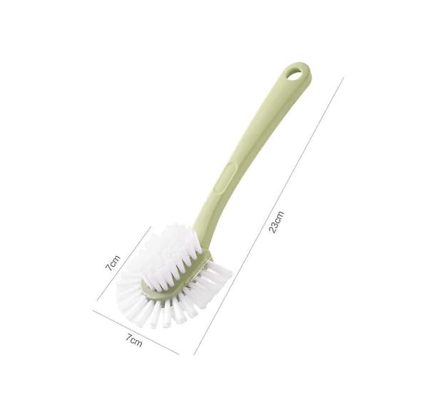 Set med 2 gröna plast diskborstar för kök 23*7cm
