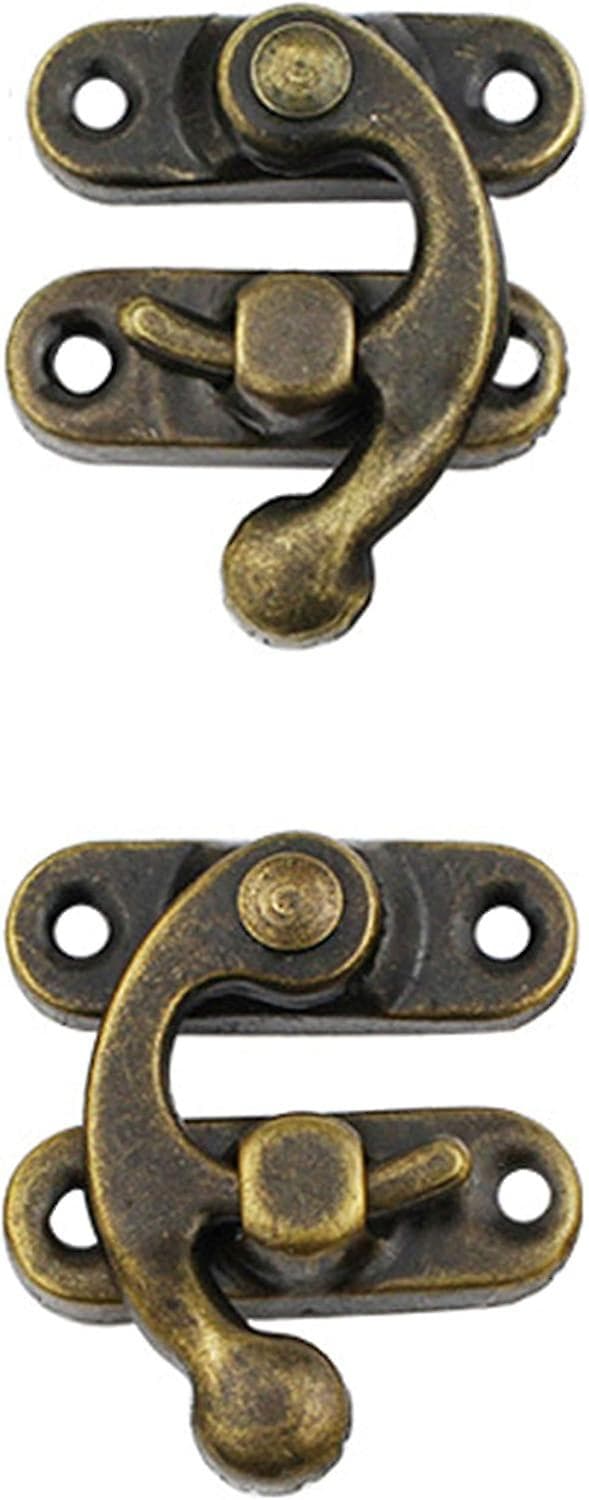 Antik brons gungarm spänne krok lås - 20-pack