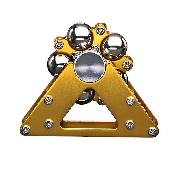 Fingertip Spinner Stress Relief Pariserhjul Spinner Fidget Toy, Vuxna Barn Present Bordsdekoration Prydnad Med Rotation（Guld）