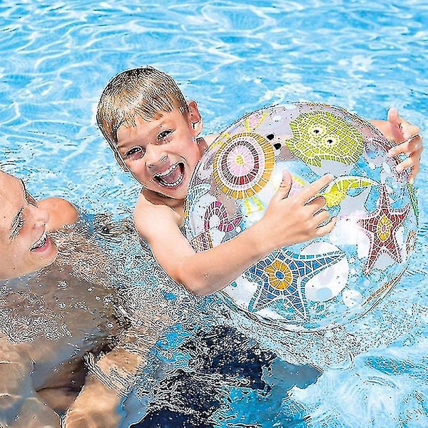 3 st Strandboll Leksak Vattenleksak Uppblåsbar Boll Sommar Utomhusaktivitet