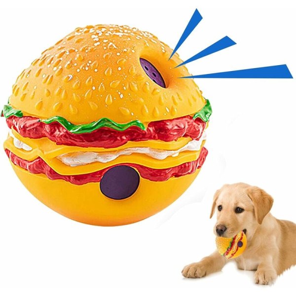 Koiran pallo 12 cm koiranlelu tuhoutumattomalla koirapallolla Valmistettu turvallisesta PVC:stä Hampaiden puhdistukseen ja ikenien hierontaan Pestävä koiranlelu kaikentyyppisille koirille