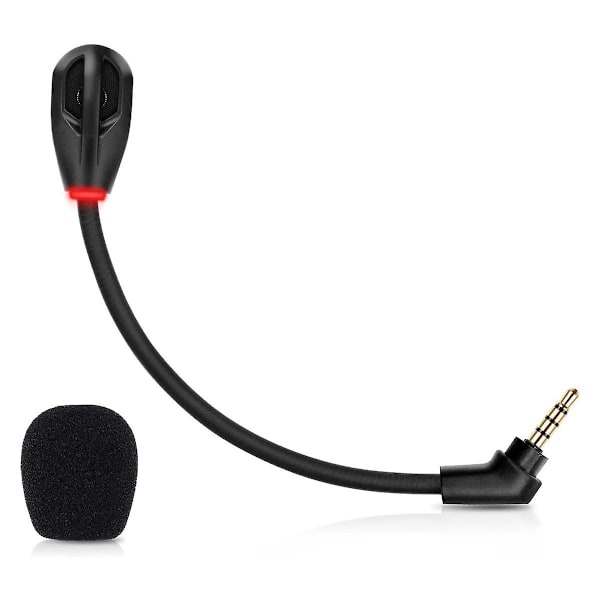 Ersättningsmikrofon för Flight S trådlösa brusreducerande spelheadset 3,5 mm avtagbar mikrofon (svart)