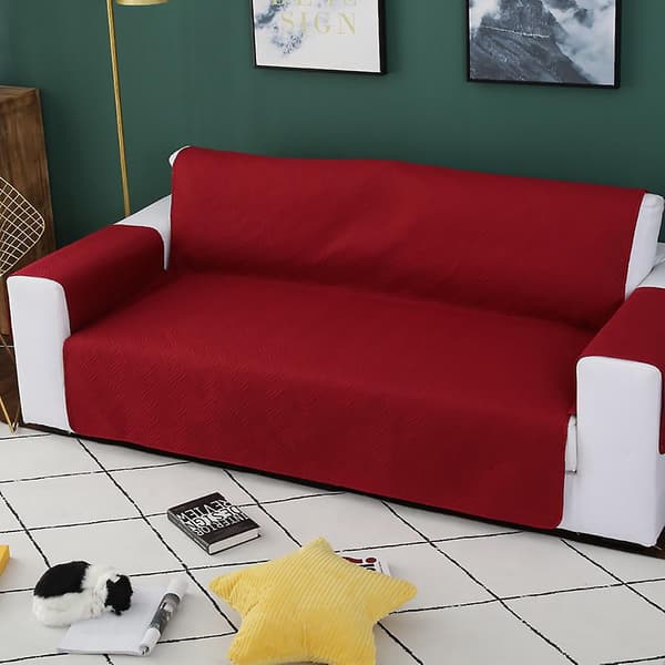 Fåtöljsskydd, sofflöpare, sofföverdrag, stolsöverdrag, 2-sits