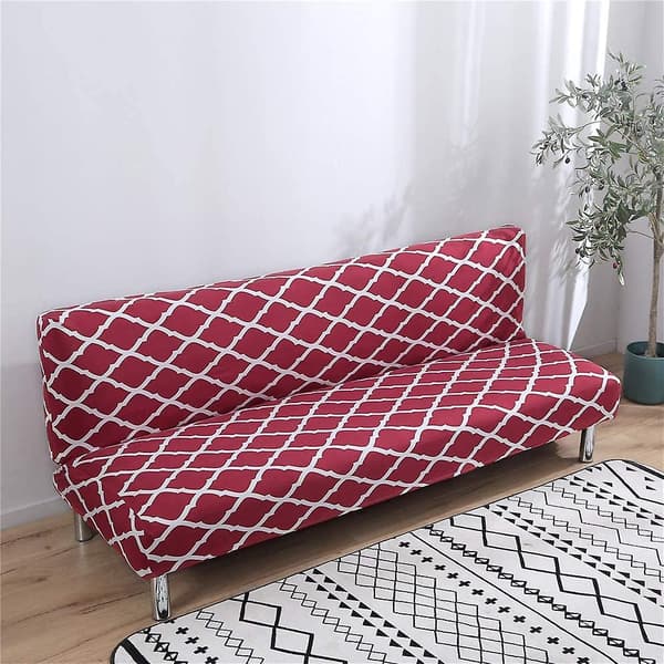 Sofaovertrekk uten armlener 3 seter/2 seter, Stretch sofaovertrekk for sovesofa L