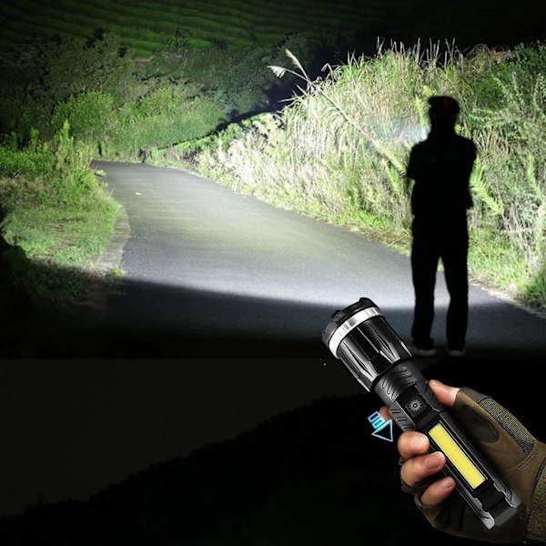 Ficklampa LED ficklampa (J)