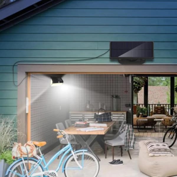Solcelledrevet bevegelsessensorlys, 468 LED-er