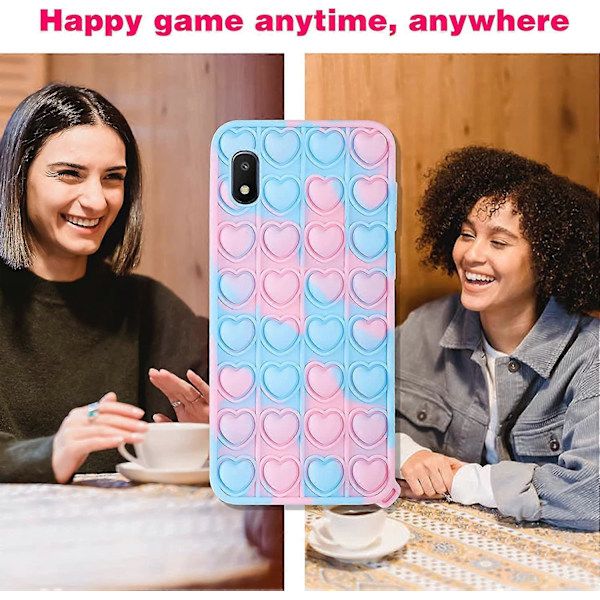 Trendig och rolig Samsung Galaxy A10E-fodral, silikon estetisk tecknad rolig söt cool fidget unik snygg designer rolig skyddande fodral för pojkar flickor