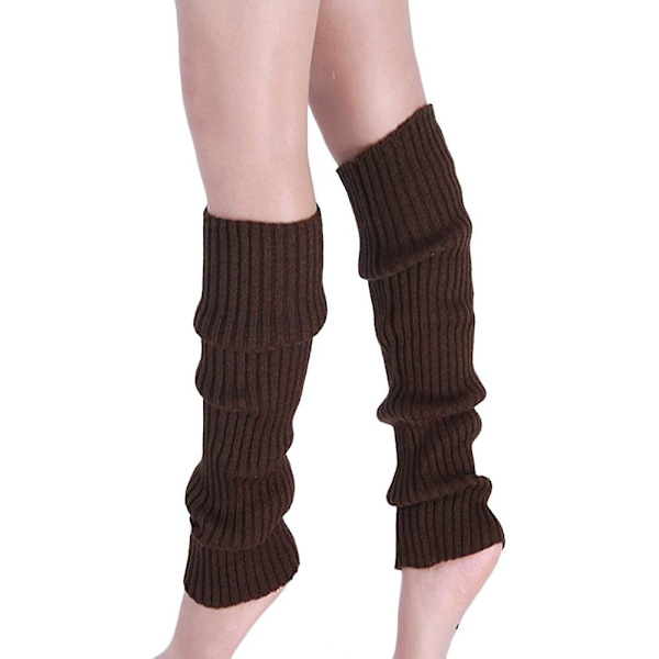 Damvärmare Boot Cuffs Varmer Stickade Benvärmare Enfärgade Vinterklack Ben Heilwiy Present