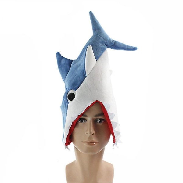 Konstig och rolig Kreativ Akvarium Shark Piranha Hat