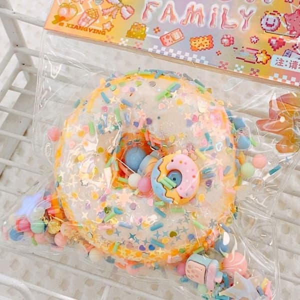 Vaffel Tpr Dough Kneading Squeeze Legetøj Squishy Kneading Legetøj Langsom Rebound Stressbold Fidget Legetøj（Kage Lilla）