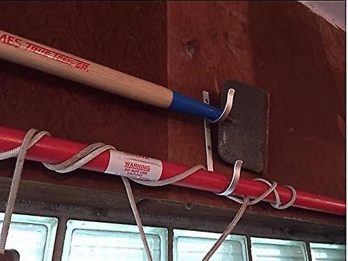 Pool Pole Hanger Aluminium Holder Set, krokar för teleskopstänger
