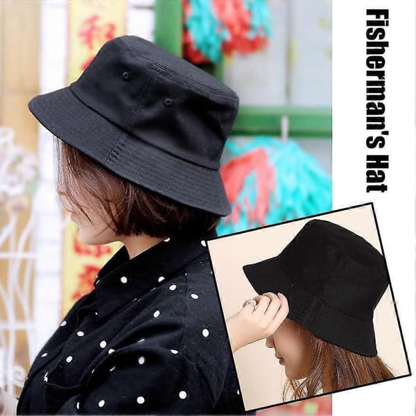 Bøttehatt for menn og kvinner - Polyester, pustende, sammenleggbar White