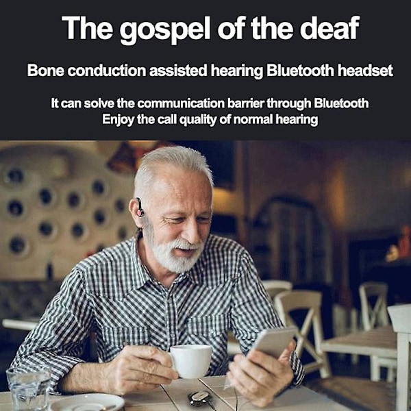 True Bone Conduction -kuulokkeet Avoin korva Urheilu Kuulokkeet Langaton Bluetooth Kuuloke Urheilu Juoksu Langaton Kuuloke