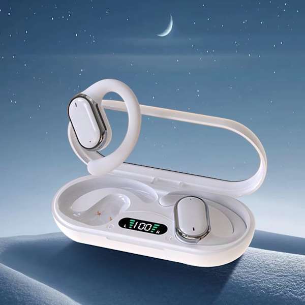 Stilful Bluetooth 5.3 Earhook Nyhed Med Høj Lydkvalitet Komfortabel Fitness Lang Batterilevetid Smart Display Og Universal Privat Tilstand