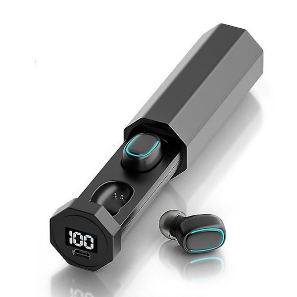 Tws Langattomat Bluetooth-kuulokkeet Vedenpitävät Urheilustereot Handsfree-puhelukuulokkeet Korvassa Bluetooth-kuulokkeet Kosketusohjauskuulokkeet Led-latauskotelolla