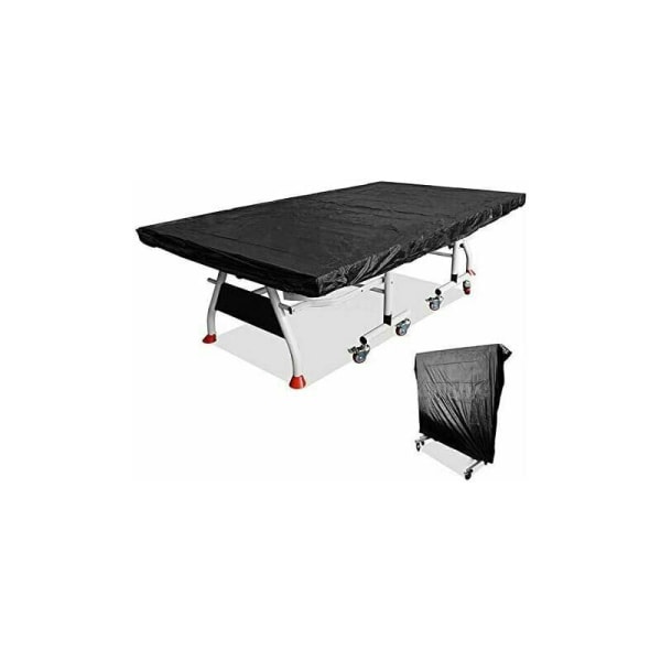 Vandtæt og støvtæt betræk til indendørs og udendørs bordtennisborde (280 x 150 cm) - Sort