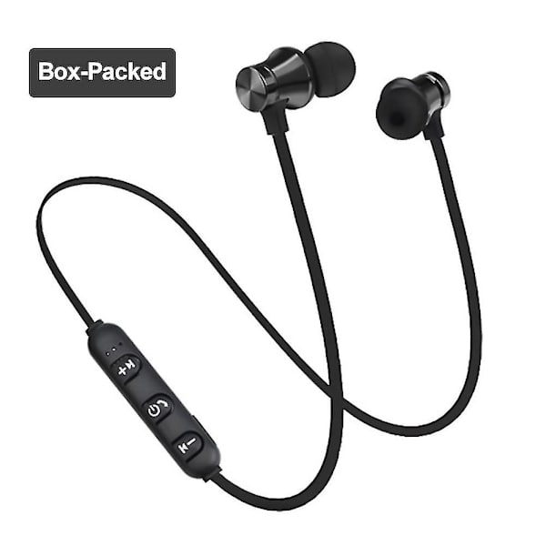 Trådløs magnetisk Bluetooth-headset Fitness Sport-headset håndfri mikrofon støjreduktion Gaming-headset til CS PC bærbar computer